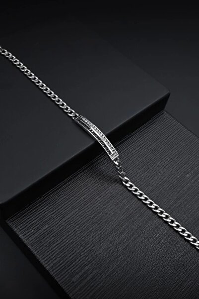 FERRO Gümüş Çelik Erkek Bileklik FRJ10018A-A