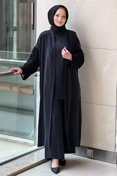 Ghisa 3 Piece Set with Mesh Sleeves Cap Zero Sleeve Undershirt Loose Pants