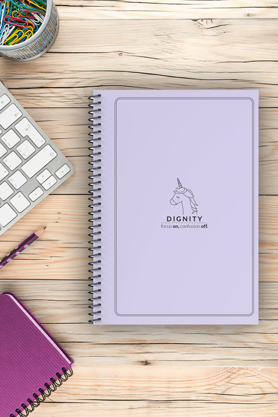 Yıldızistan Unlined Thick Cardboard Cover Spiral A5 Size Special Collection Pastel Series 64 Sheets School Notebook