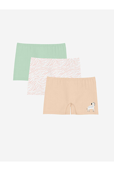 LC Waikiki Özmarka Nou sezon cu imprimeu pentru fete boxeri 3-bucăți