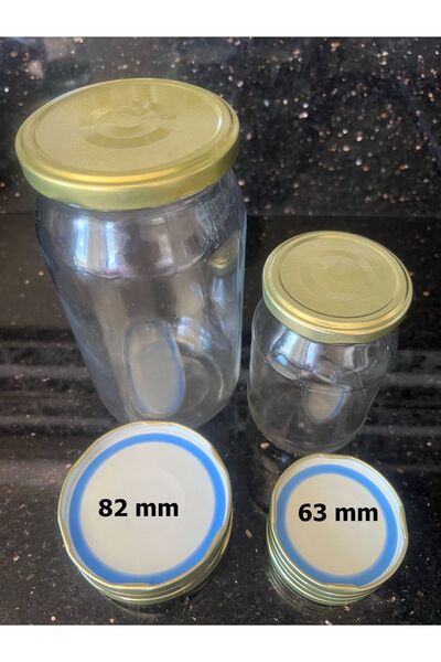 Blue Seal Blueseal® 63 Mm - 100 Adet Konserve Kavanoz Kapak BPA/PVC Içermez. ...