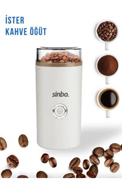 Sinbo SCM 2980 Elektrikli Kahve ve Baharat Öğütücü — Beyaz