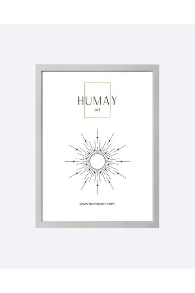 Humay Art Ahşap Modern Dekoratif Çerçeve 30x42 Cm iç ölçüsü