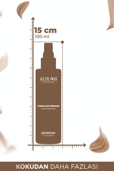 AURAN Vanilya Saç Parfümü Besleyici ve Onarıcı Saç Bakım Spreyi Vanillian Dreams Hair Perfume Spray 100ml