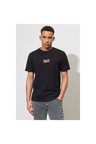 Lee Men's Black Crew Neck T-Shirt