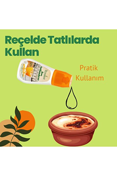 Fibrelle Zero Sıvı Tatlandırıcı 200 Ml. ( Sukraloz Bazlı ) Sıvı Tatlandırıcı Turuncu Kapak