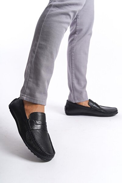 Mubiano Шкіряні черевики MBABD274-S Чоловічі Чорні Лофери