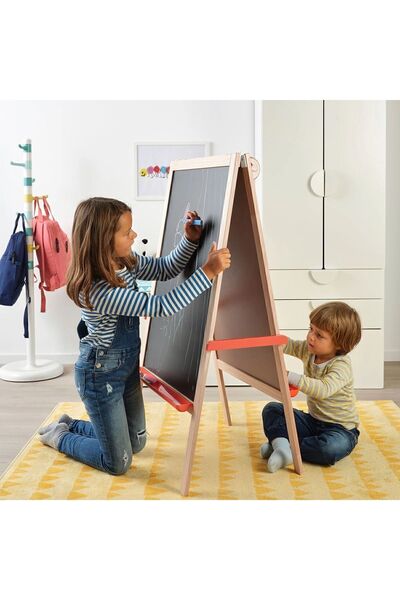 IKEA Mala Yazı Tahtası Huş - Beyaz 48x66x112 cm