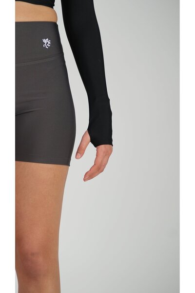 Keep Risen Black Crop Blouse - Wrap Waist Tie