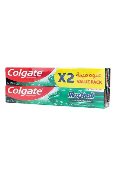Colgate Maxfresh Clean Mint Toothpaste 75 Ml - Twin Pack