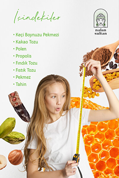 NALAN SULTAN Sultanella Macun | Kas ve Kemik Yapısını Güçlendirir (Boy Uzamasına Yardımcı Macun) 700gr