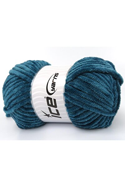 Ice yarns (4 قطع 100 جرام) شينيل بيبي مايكرو فايبر 4 عبوات فيروزي