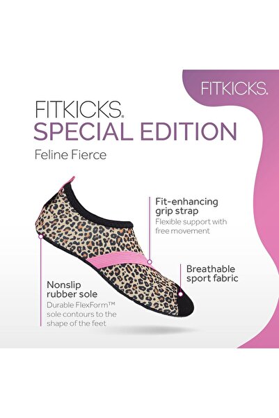 Fitkicks Original Women's Foldable Active Lifestyle Minimalist Footwear Barefoot Yoga Sporty Water Large