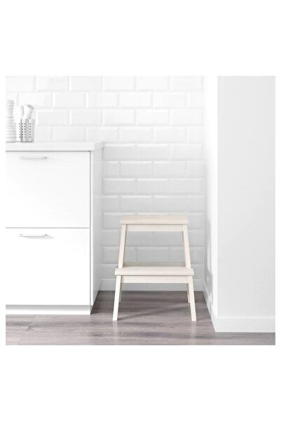 IKEA Bekvam Basamaklı Mutfak Tabure Merdiven - Beyaz Renk