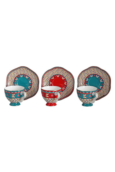 Lucky Art Liora Bone 6Li Kahve Fincani Seti