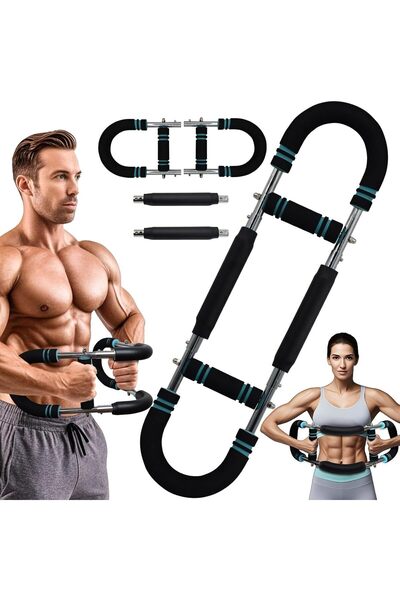 RELAXUS Vücut Antrenmanı Ayarlanır Dirençli Bar Kol Bacak Bilek Omuz Göğüs Ka...