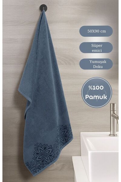 Karna Home Cotton Single Towel Jacquard Karna Home Klover 50X90Cm