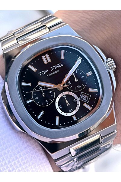 Tom Jones 24 Ay Garantili Çelik Kordon Renk Atma Yapmaz 3 Atm Su Gecırmezl