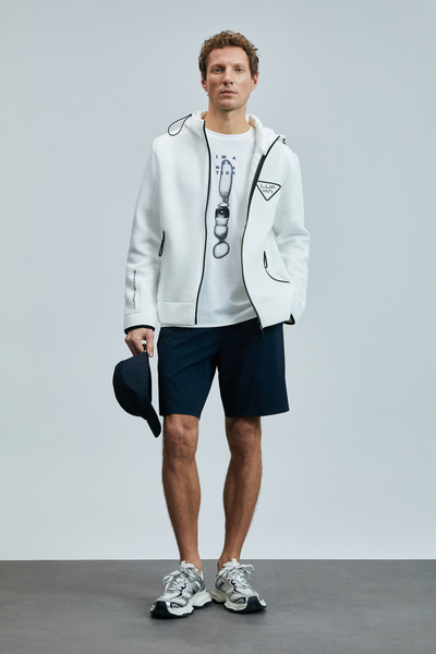 Lufian Second Men's Shorts Tracksuit Navy Blue