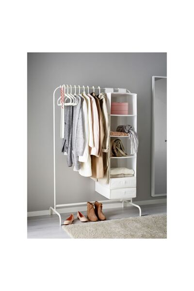 IKEA Mulig Ayaklı Askılık 99x151 Cm, Beyaz