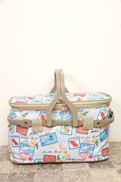 Kale Termos KALE - KALE TERMOS İZOLASYONLU DESENLİ PİKNİK SEPETİ - PUL DESEN ...