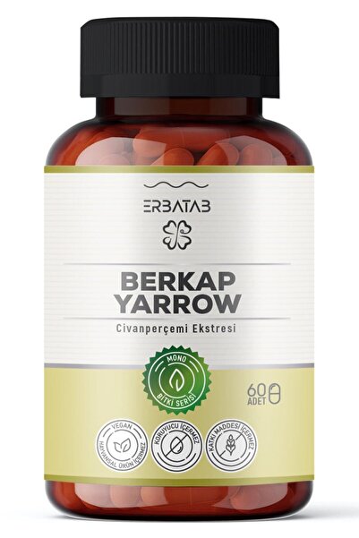 Erbatab Civan Perçemi Ekstresi Berkap Yarrow 60 Kapsül