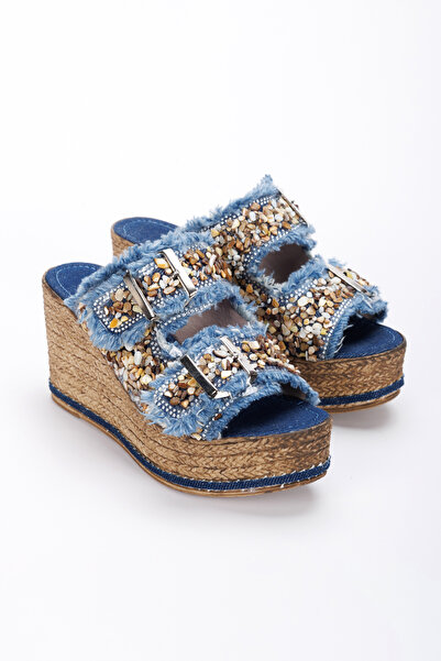 DYG STORE Alaçati Stone Modern Slippers