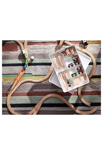 IKEA tren rayı, huş, 10 parça