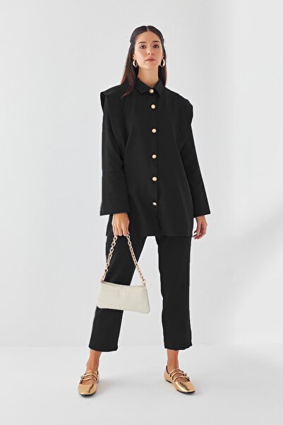 MARKALİSTE Kayla Crepe Set Black