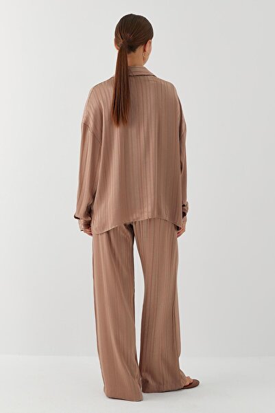 MARKALİSTE Flowy Oversize Suit Mink