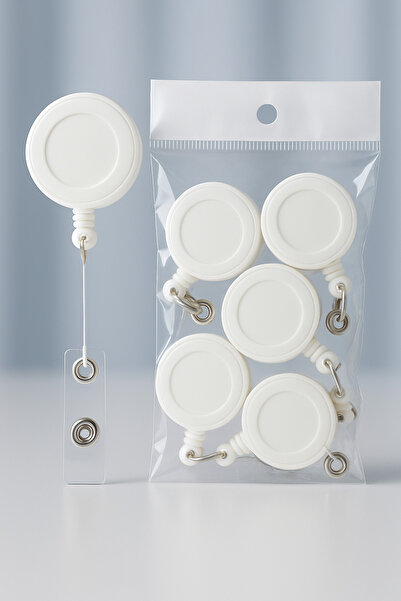 excarpin Culoare albă Set de cinci suporturi pentru carduri pentru personal Yoyo