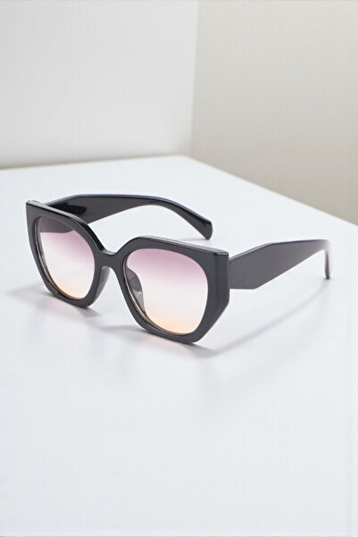 Eyesofia Divriği Cat Uv400 Filtered Unisex Black Smoked 2025 Year New Season Sunglasses