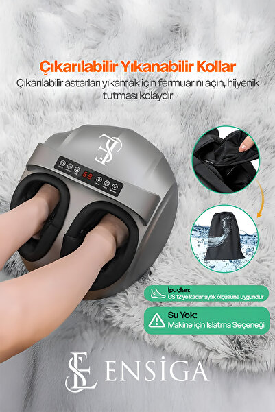 Mega Plus Uzaktan Kumandalı - Elektrikli Isı Ile Derin Yoğurmalı - Ayak Masaj Aleti ve Yuvarlama Makinası