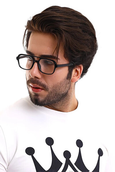 Chunky Frame Ice Cub Unisex Black Framed Blue Light Filter Screen Glasses