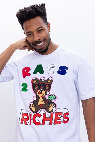 NILOO تي شيرت كبير الحجم مطبوع عليه دمية دب من القطن للجنسين