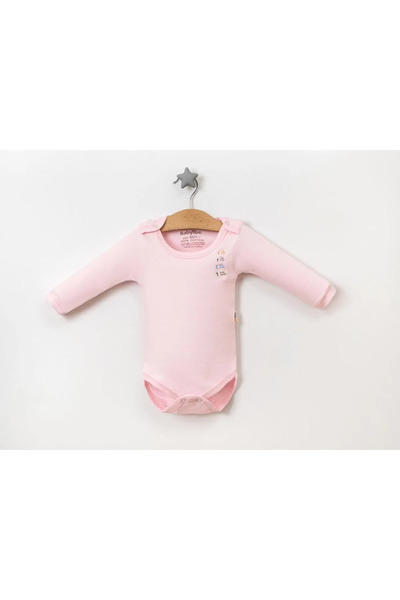 Necix's Plain Color Clip-On Long Sleeve Zibin Pink