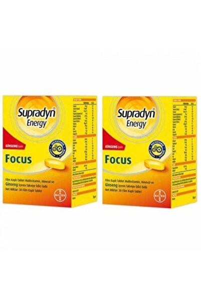 Supradyn Energy Focus 30 Tablet 2 Adet
