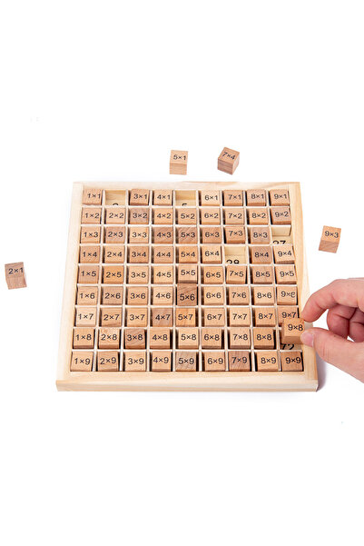 Choice ألعاب مونتيسوري التعليمية الخشبية للأطفال، ألعاب أطفال، جدول الضرب 99،...