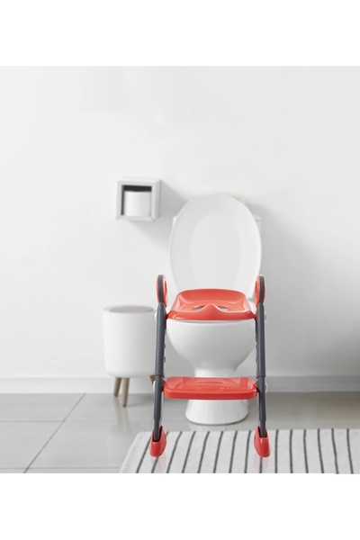 Babyjem Basamaklı & Katlanır Klozet Adaptörü Mercan