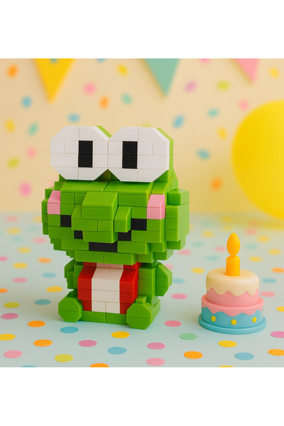 Bricks Keroppi Character Figure 3D Jigsaw Puzzle Building Toys