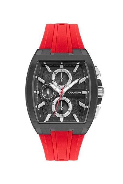 Quantum Hng997.068 Quartz Silicone Red 43 mm Men Wrist Watch