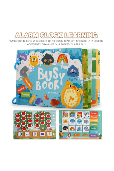 choice2 كتاب داتو مونتيسوري بيبي بيزي بوك أول كتاب هادئ للأطفال، لعبة تعليمية...