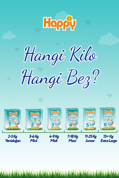 Happy Bebek Bezi Maxi 4 No 192 Li