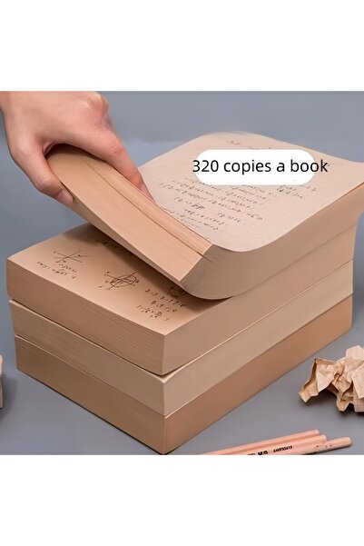 Choice 320 قطعة من الورق البني المتين متعدد الأغراض للرسم والحسابات والملاحظات والرسائل