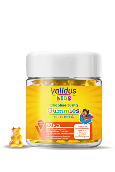 Validus Kids (SİTİKOLİN) 60 Gummies