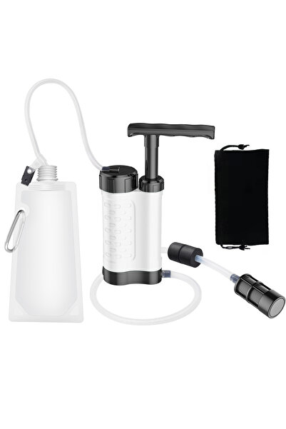 Choice White Water Purifier Pump Water Filtration System with 0.01 Micron Water Filter Portable Outdoor Eme