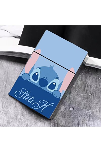 Miniso صندوق عريض - عبوة من 20 قطعة من ستيتش - 2 ليلو وستيتش علبة سجائر شخصيات أنمي متحركة على شكل قلب لطيف للفتيات