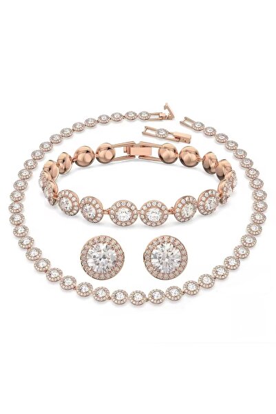 FASHİON JEWELRY ✨ Set Angel Rose Gold (colier + brățară + cercei)