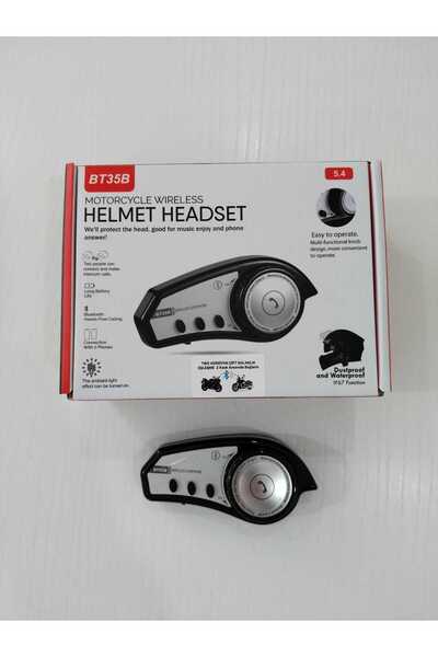 Zoli BT35B İki Cihaz Eşleşme Özellikli Rgb Renkli Işıklı Motosiklet Bluetooth Kask Kulaklığı İnterkom