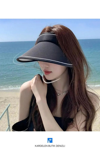 Kardelen Butik Denizli Uv Korumalı Katlanabilir Koruyucu Güneş Şapkası